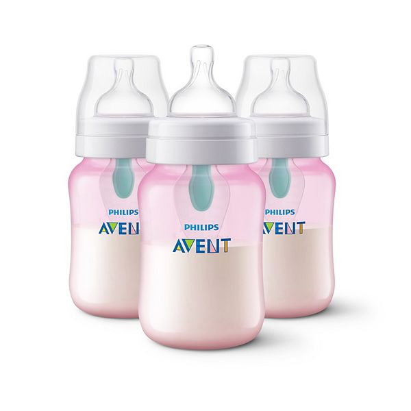 Philips Avent 9-oz. Anti-Colic Newborn Baby Bottle With AirFree Vent 3-Pack Avent