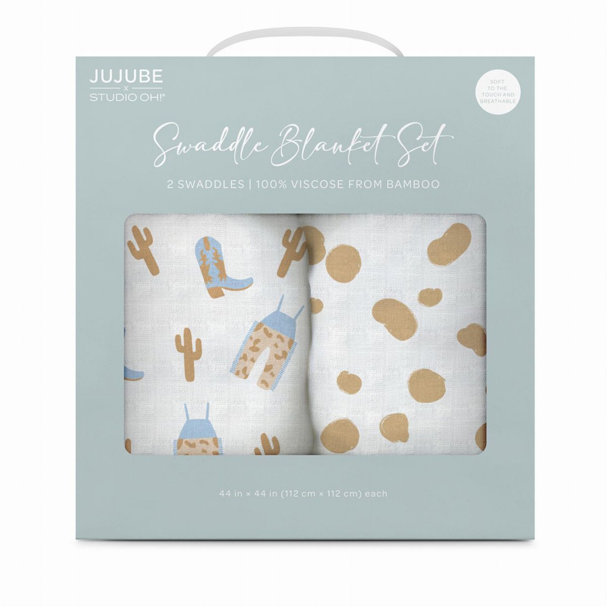 JuJuBe x Studio Oh! 2-Pack Swaddle Blanket Set JuJuBe x Studio Oh!