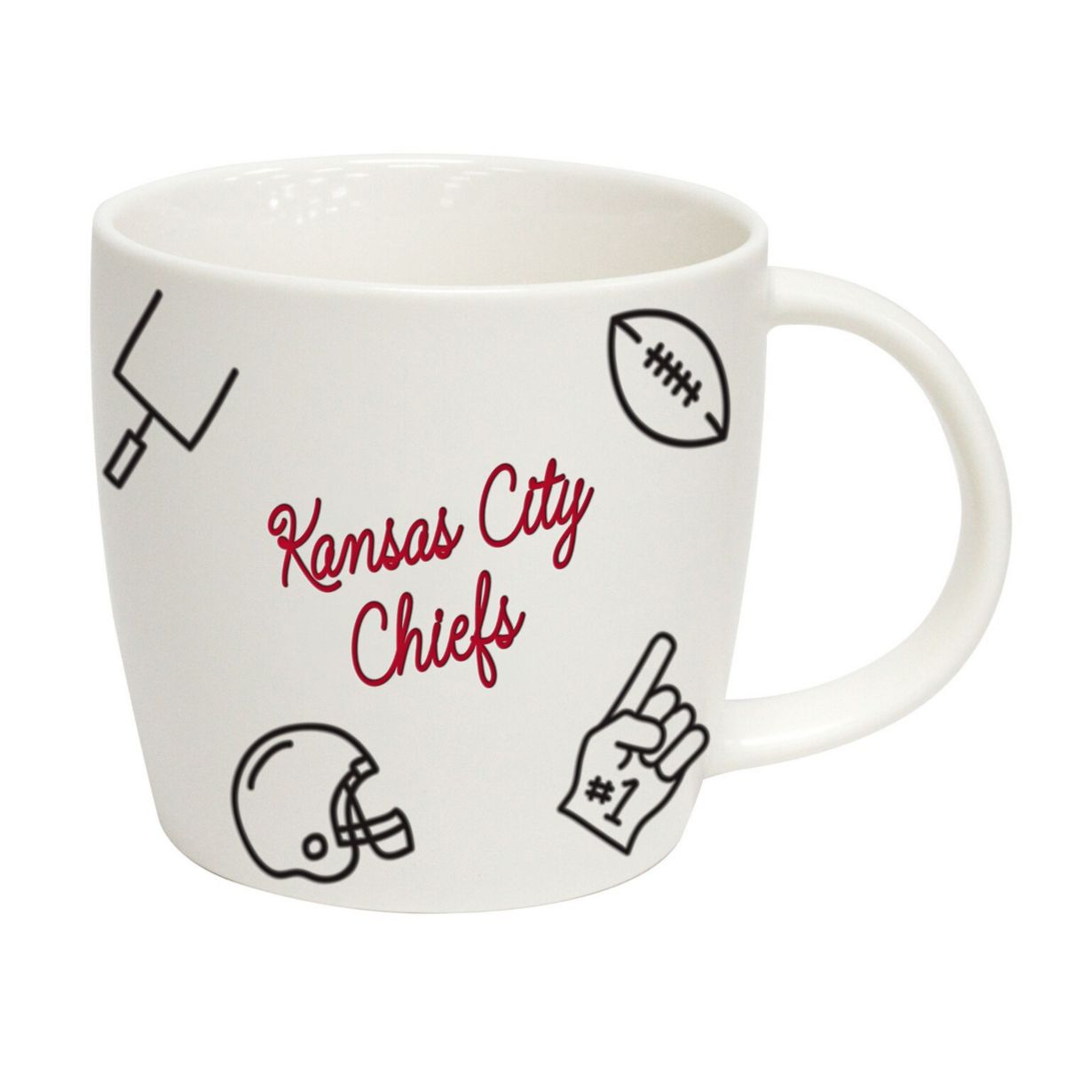 Kansas City Chiefs 18oz. Playmaker Mug Logo Brand