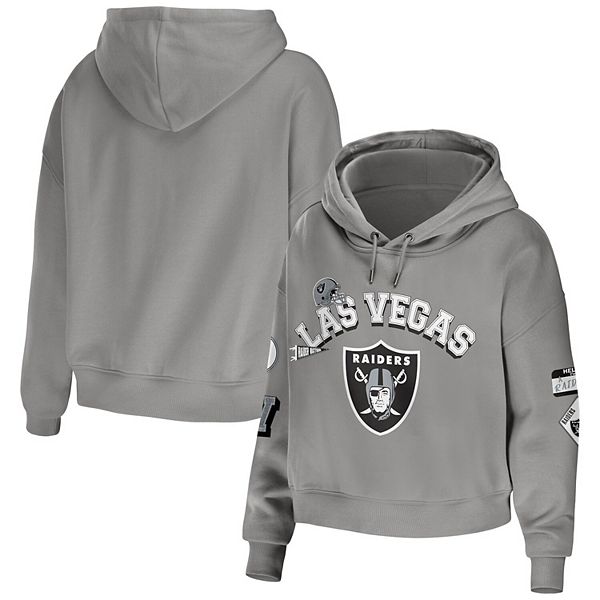 Женская Футболка WEAR by Erin Andrews Серая Las Vegas Raiders WEAR by Erin Andrews