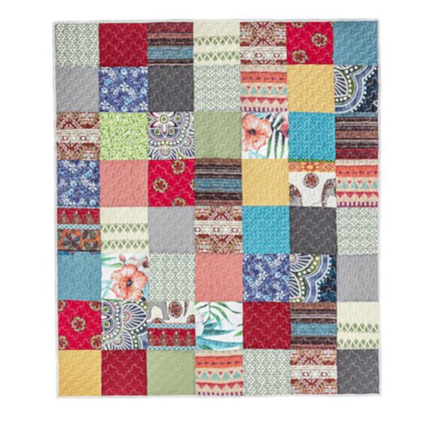 Greenland Home Fashions Renee Upcycle Throw Blanket Greenland Home Fashions