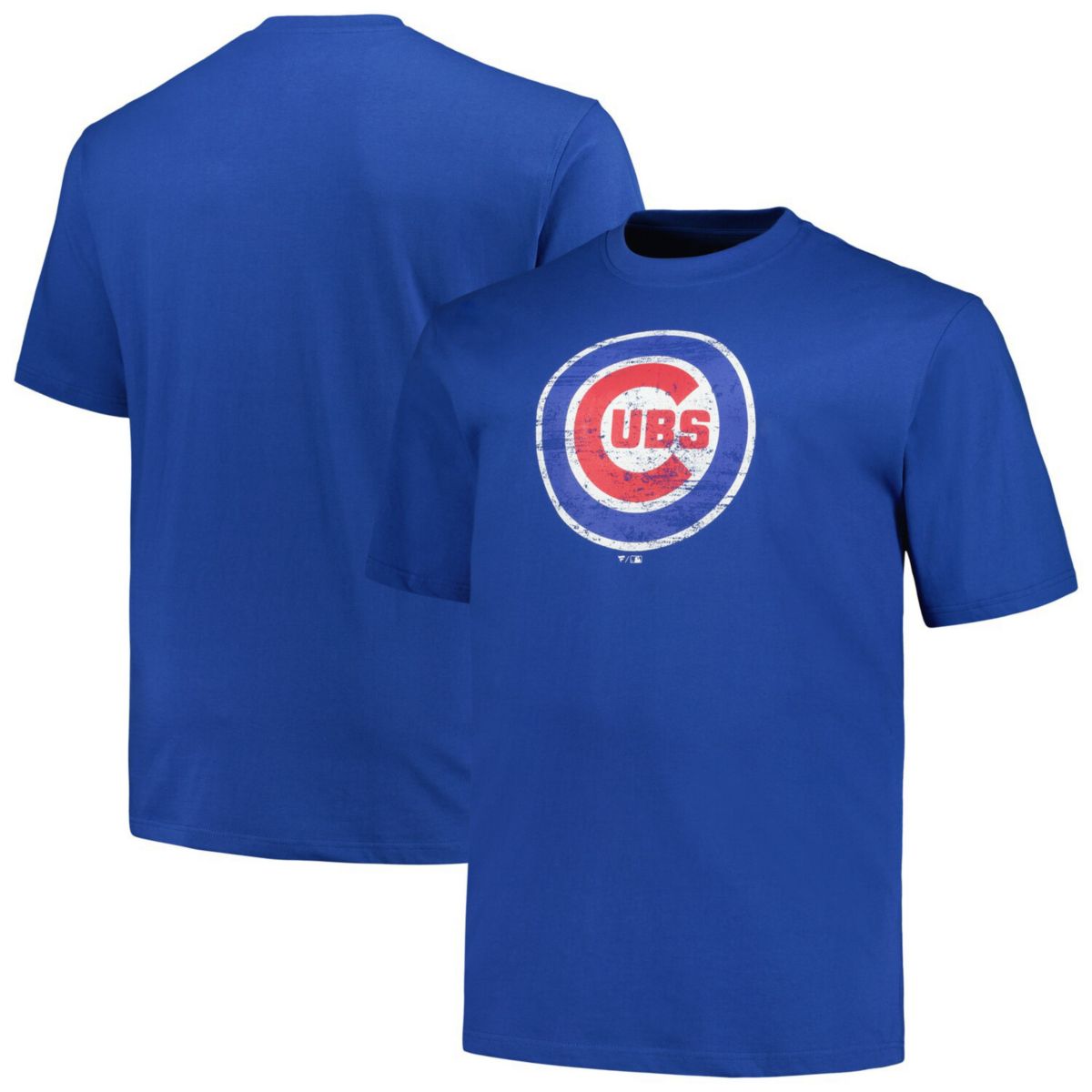 Men's Profile Royal Chicago Cubs Big & Tall Primary Logo T-Shirt Profile