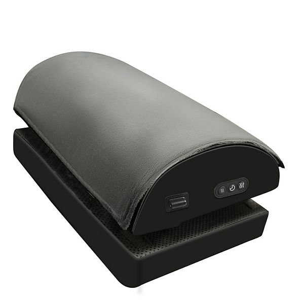 Snailax Foot Rest Under Desk, Heated Under Desk Footrest With Double Layer Adjustable Height Snailax