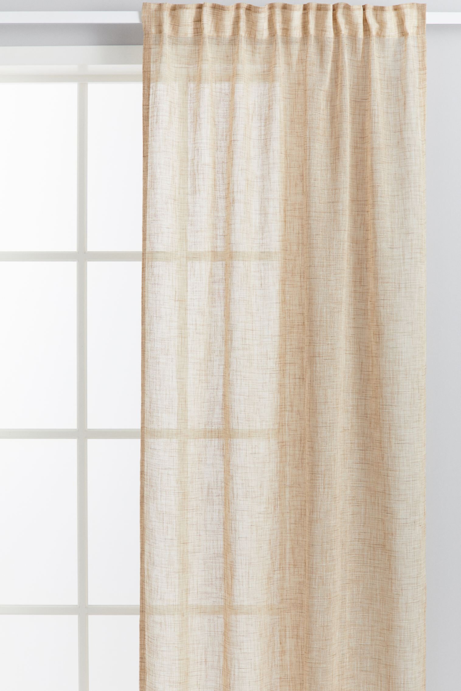 2-pack Linen-look Curtain Panels H&M