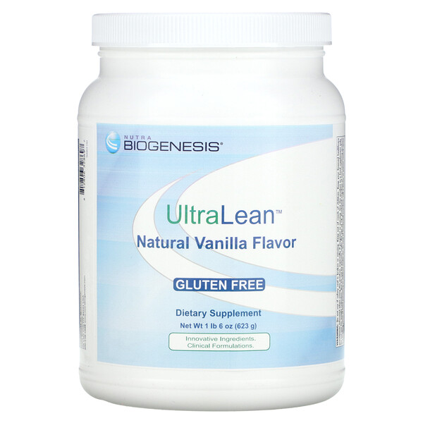UltraLean, Natural Vanilla, 1 lb 6 oz (623 g) Nutra BioGenesis