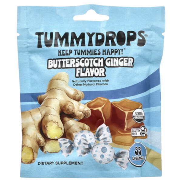 Butterscotch Ginger, 33 Lozenges Tummydrops