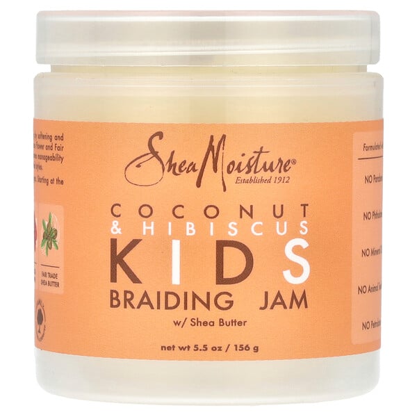 Kids Braiding Jam, Coconut & Hibiscus with Shea Butter , 5.5 oz (156 g) SheaMoisture