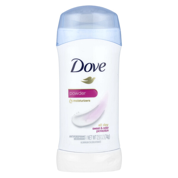 Antiperspirant Deodorant, Powder, 2.6 oz (74 g) Dove