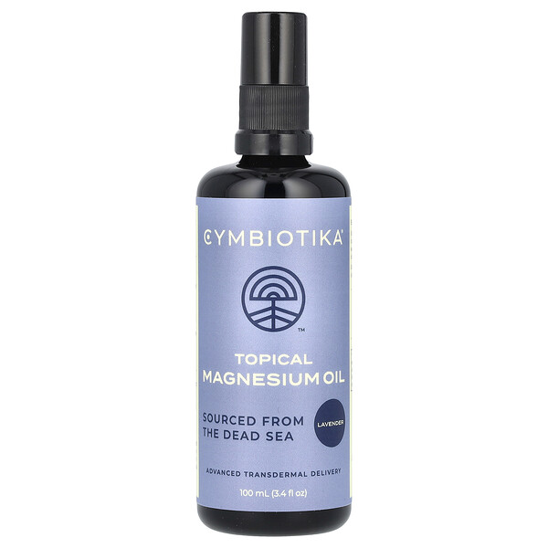 Topical Magnesium Oil, Lavender, 3.4 fl oz (100 ml) Cymbiotika