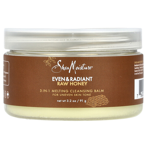 Even & Radiant Raw Honey, 3-In-1 Melting Cleansing Balm, 3.2 oz (Унции) (91 g) SheaMoisture