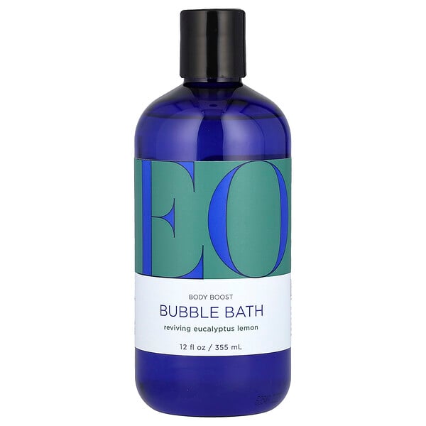 Body Boost Bubble Bath, Reviving Eucalyptus Lemon, 12 fl oz (355 ml) EO