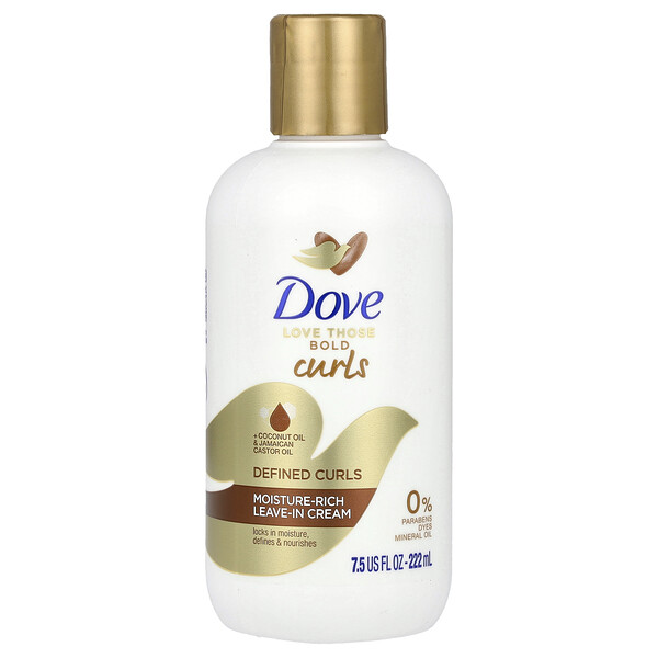 Love Those Bold Curls, Moisture-Rich Leave-In Cream, 7.5 fl oz (222 ml) Dove