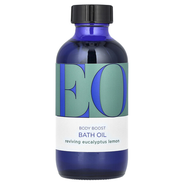 Body Boost Bath Oil, Reviving Eucalyptus Lemon, 4 fl oz (118 ml) EO