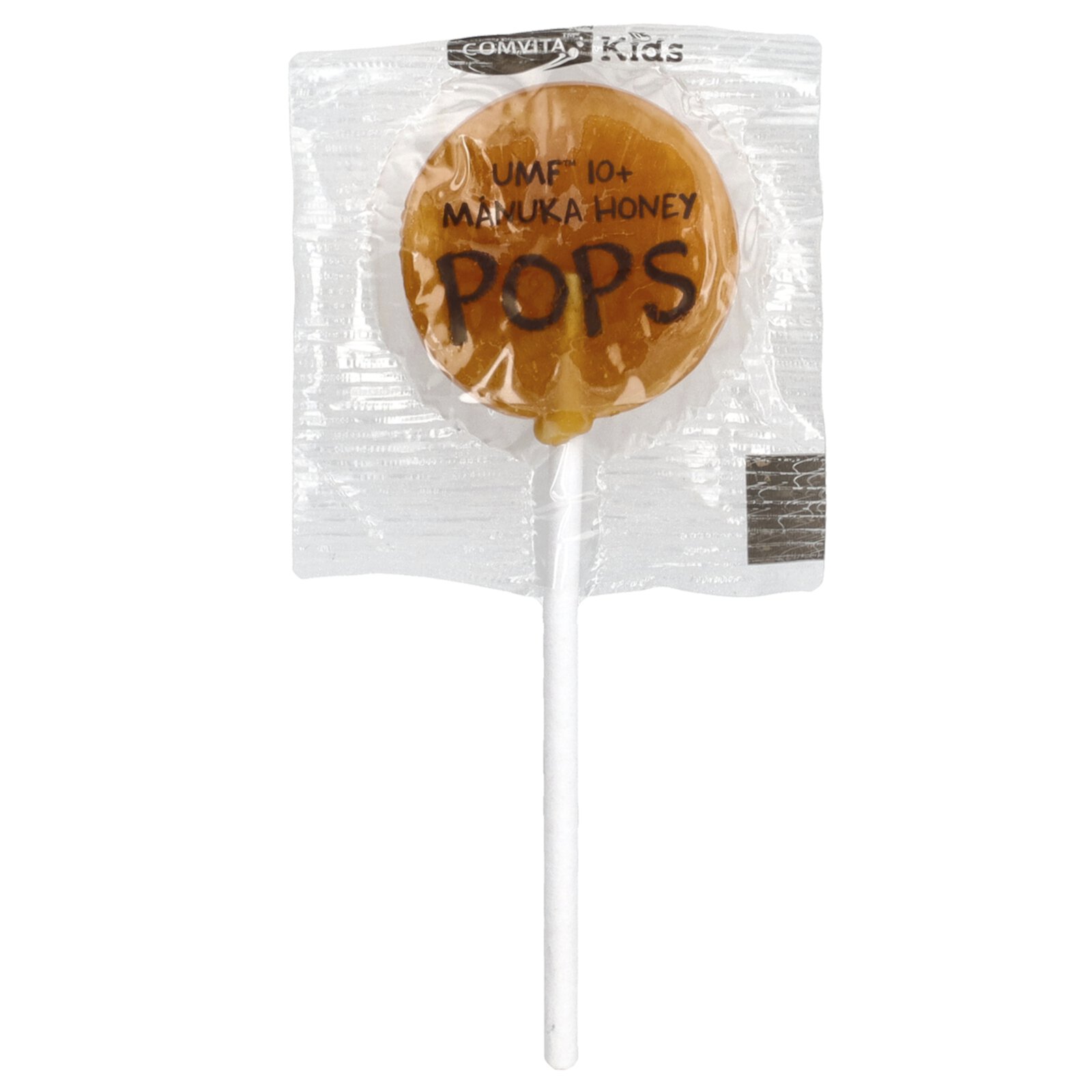 Kids, Manuka Honey Soothing Lollipops, Ages 3 and Up, Lemon, Orange, Grape, 12 Pops, 2.84 oz (Унции) (80.4 g) Comvita