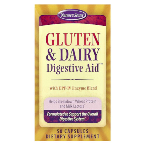 Gluten & Dairy Digestive Aid™, 50 Capsules Nature's Secret