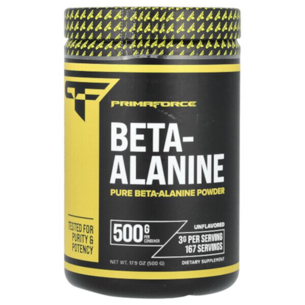 Beta-Alanine, Unflavored, 17.9 oz (500 g) Primaforce