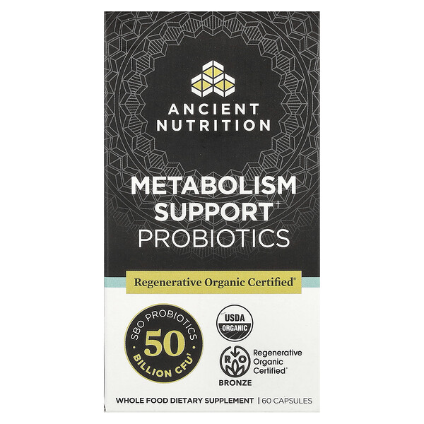 Metabolism Support Probiotics, 60 Capsules Ancient Nutrition