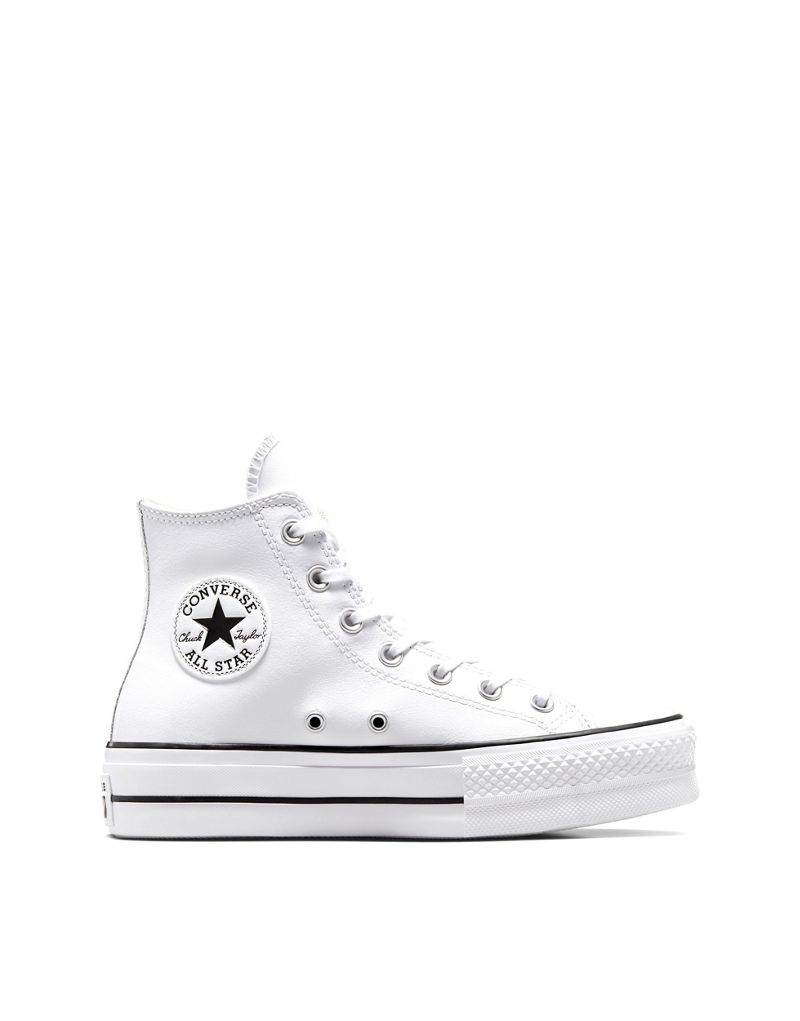 Converse Chuck Taylor All Star Hi Lift sneakers in white Converse