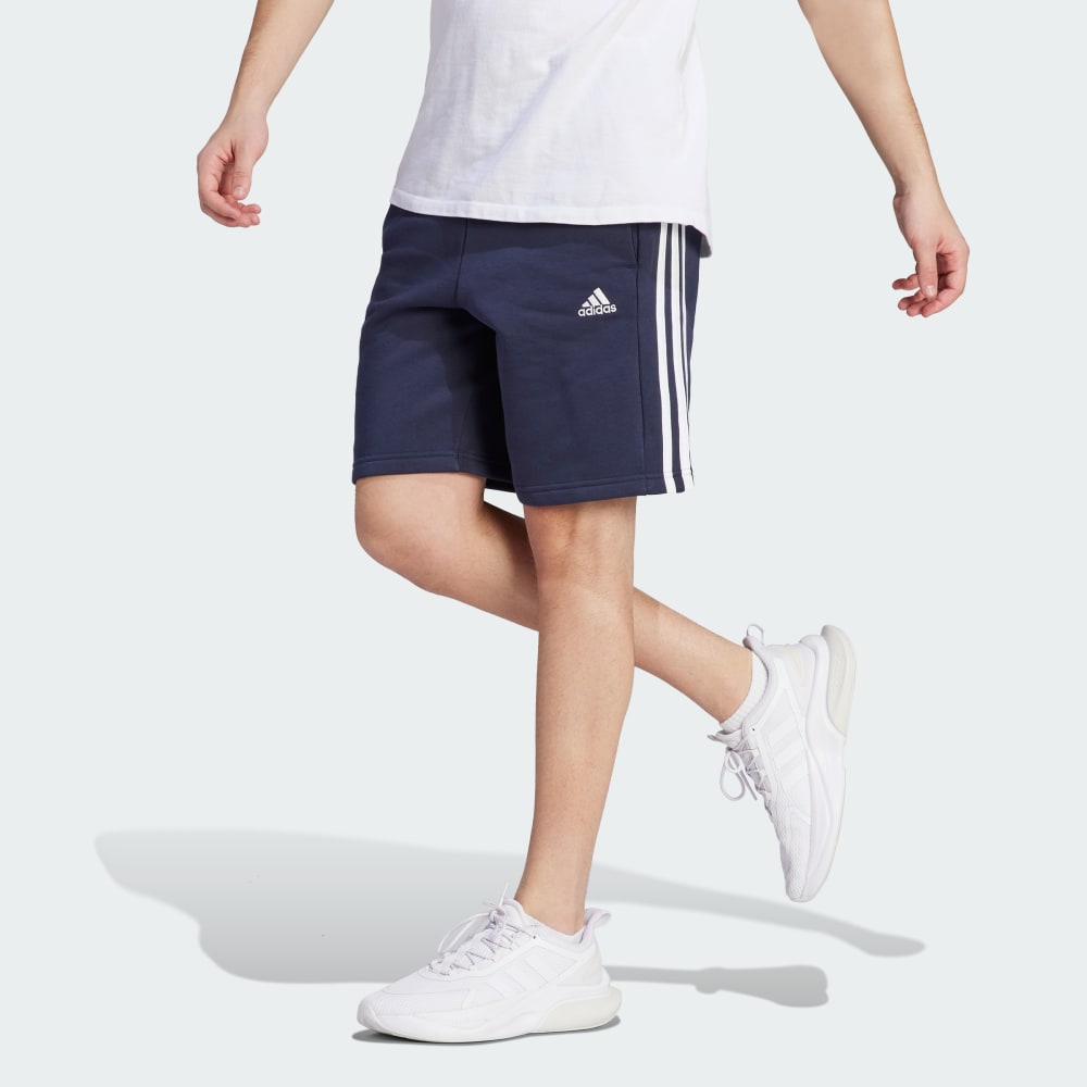 Essentials Fleece 3-Stripes Shorts Adidas