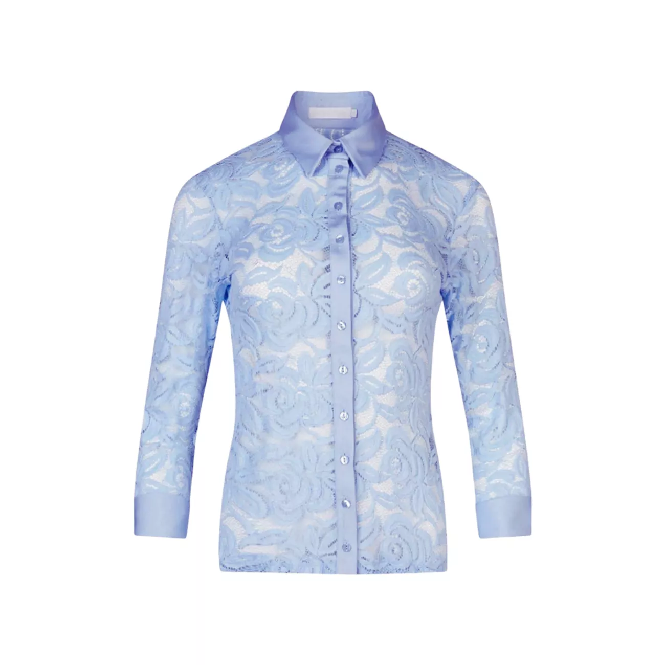 Nahia Lace Button-Front Shirt Anne Fontaine