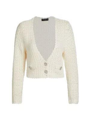 Joy Crochet Crop Cardigan Generation Love