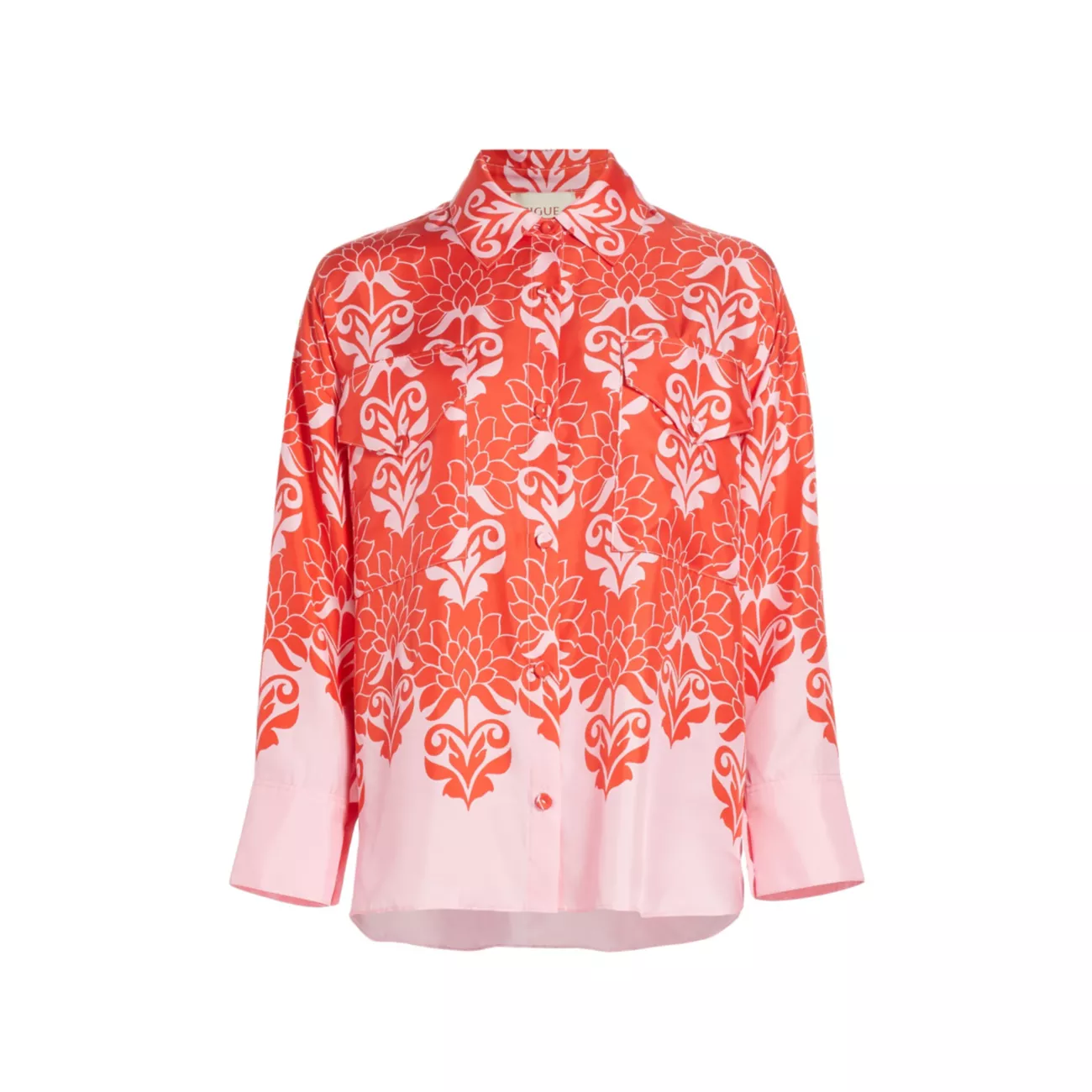 Francis Floral Silk Shirt Figue
