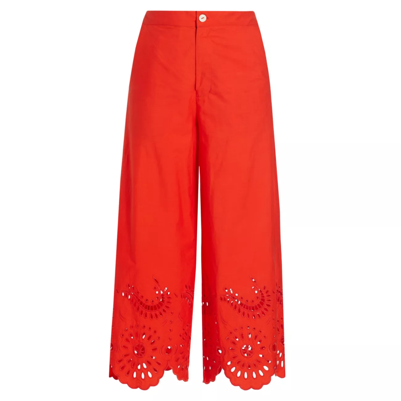 Ramona Broderie Cropped Pants Figue