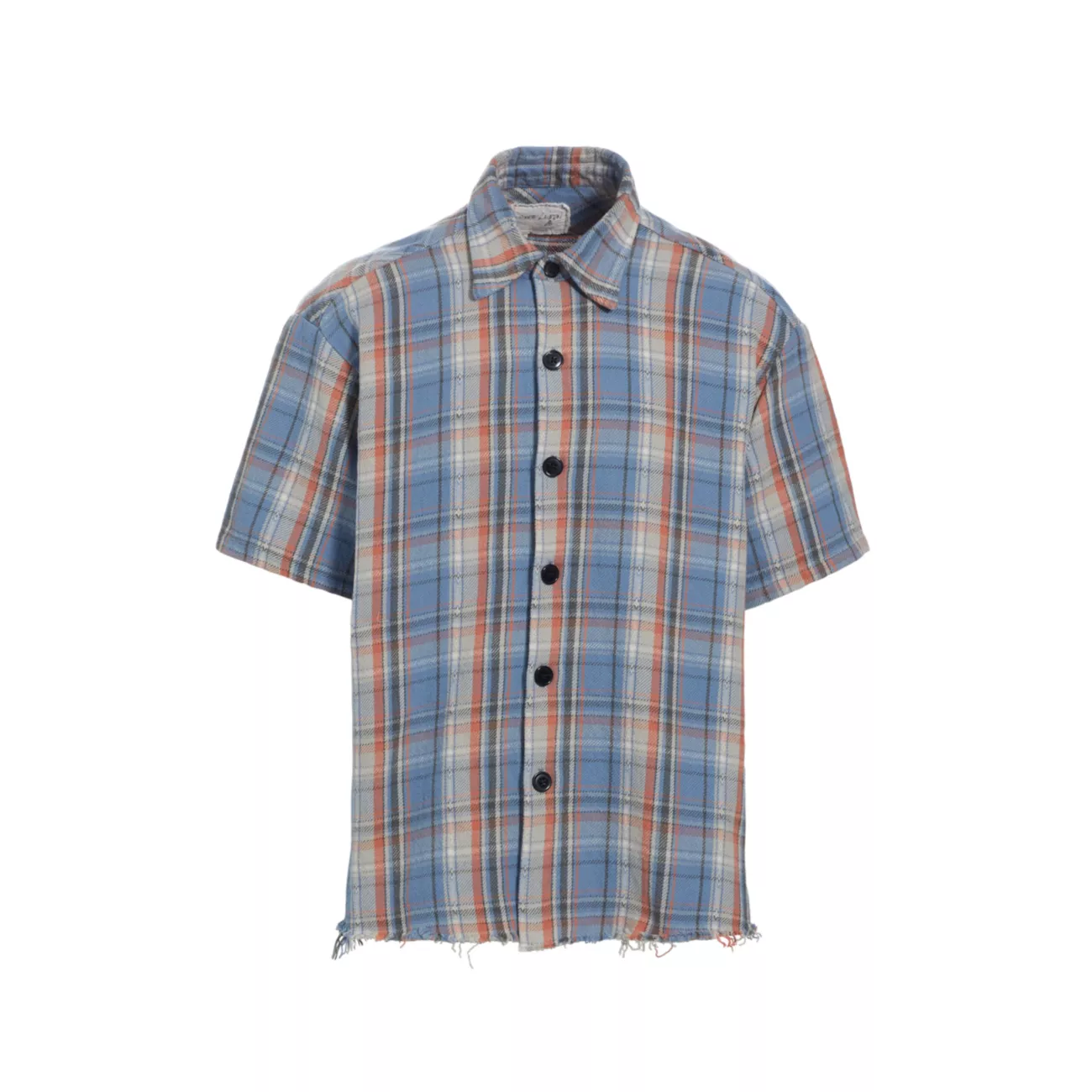 Plaid Short-Sleeve Shirt Greg Lauren