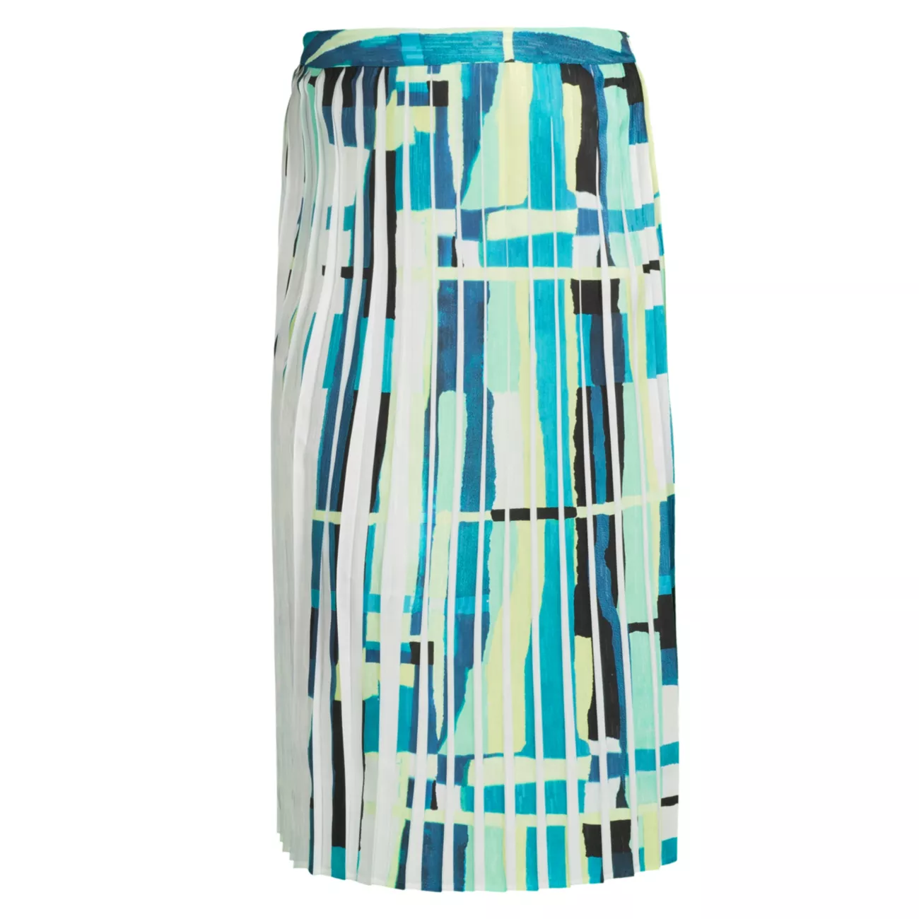 Plus Printed Woven A-Line Midi-Skirt Ming Wang