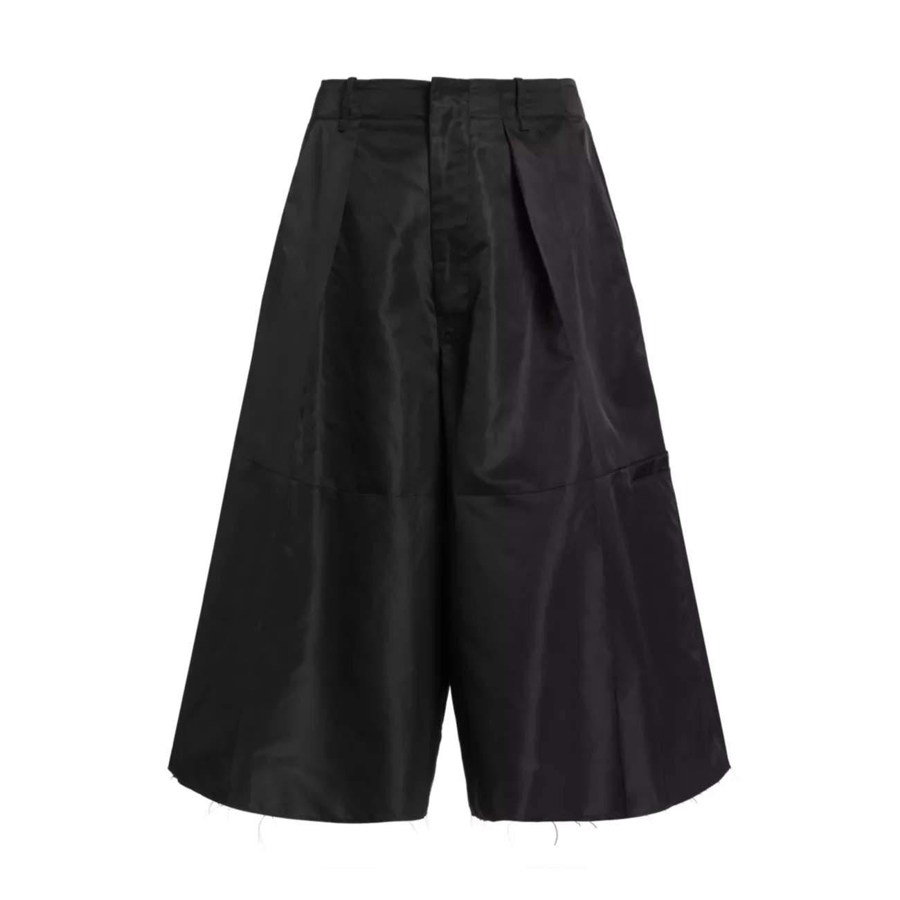 Satin Raw Edge Crop Trousers MM6 Maison Margiela