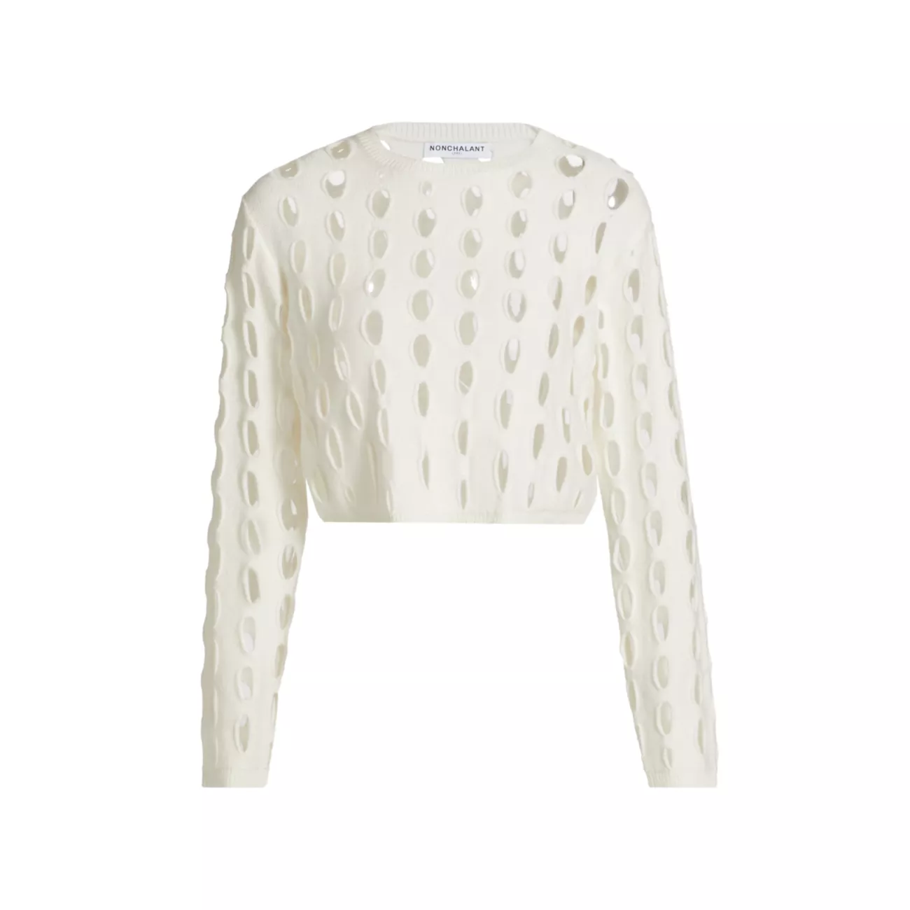 Aria Cropped Sweater Nonchalant Label