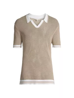 Cotton Knit Polo Shirt Onia