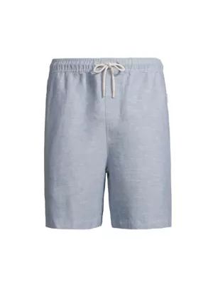 Air Linen-Blend Drawstring Shorts Onia