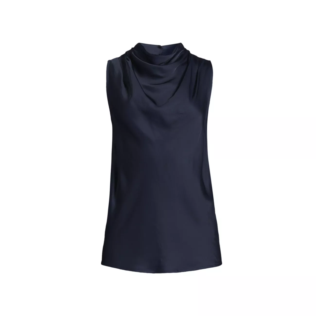 Mika Satin Cowlneck Sleeveless Top Rue Sophie