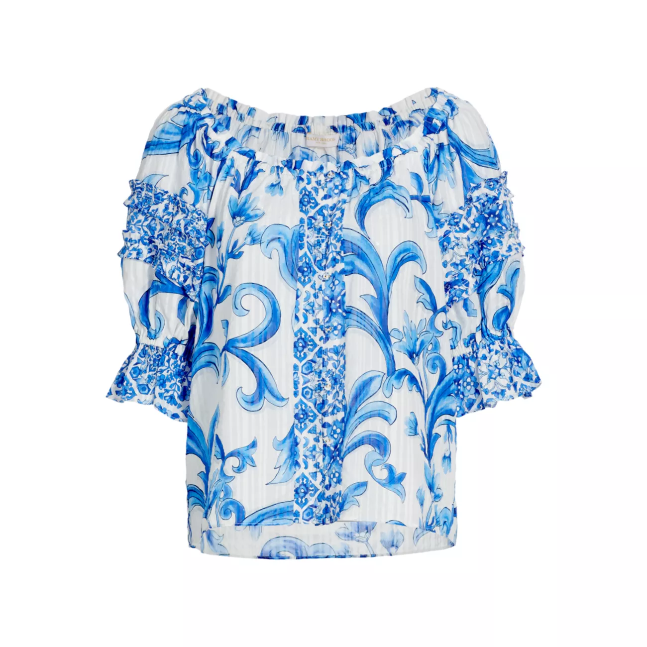 Lula Floral Off-the-Shoulder Top Ramy Brook