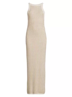 Dorina Textured Knit Maxi Dress SANCIA