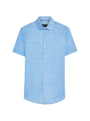 Miles Graphic Button-Front Shirt BUGATCHI