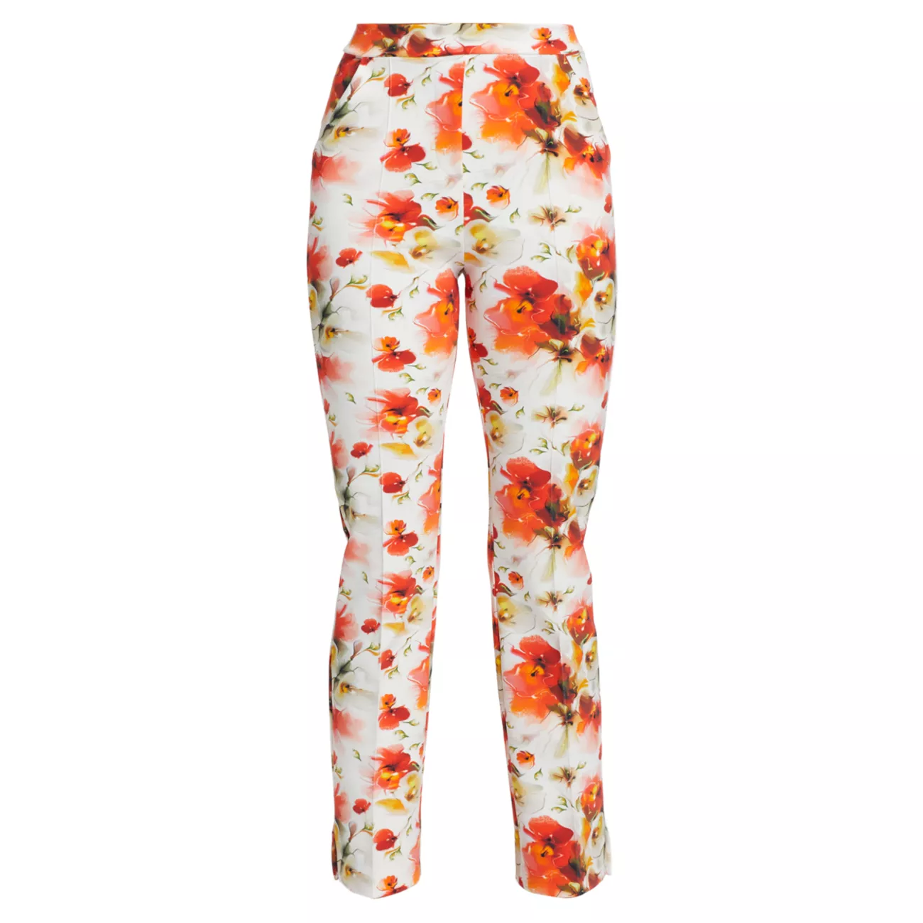 Nuccia Floral Slim Crop Pants Chiara Boni La Petite Robe