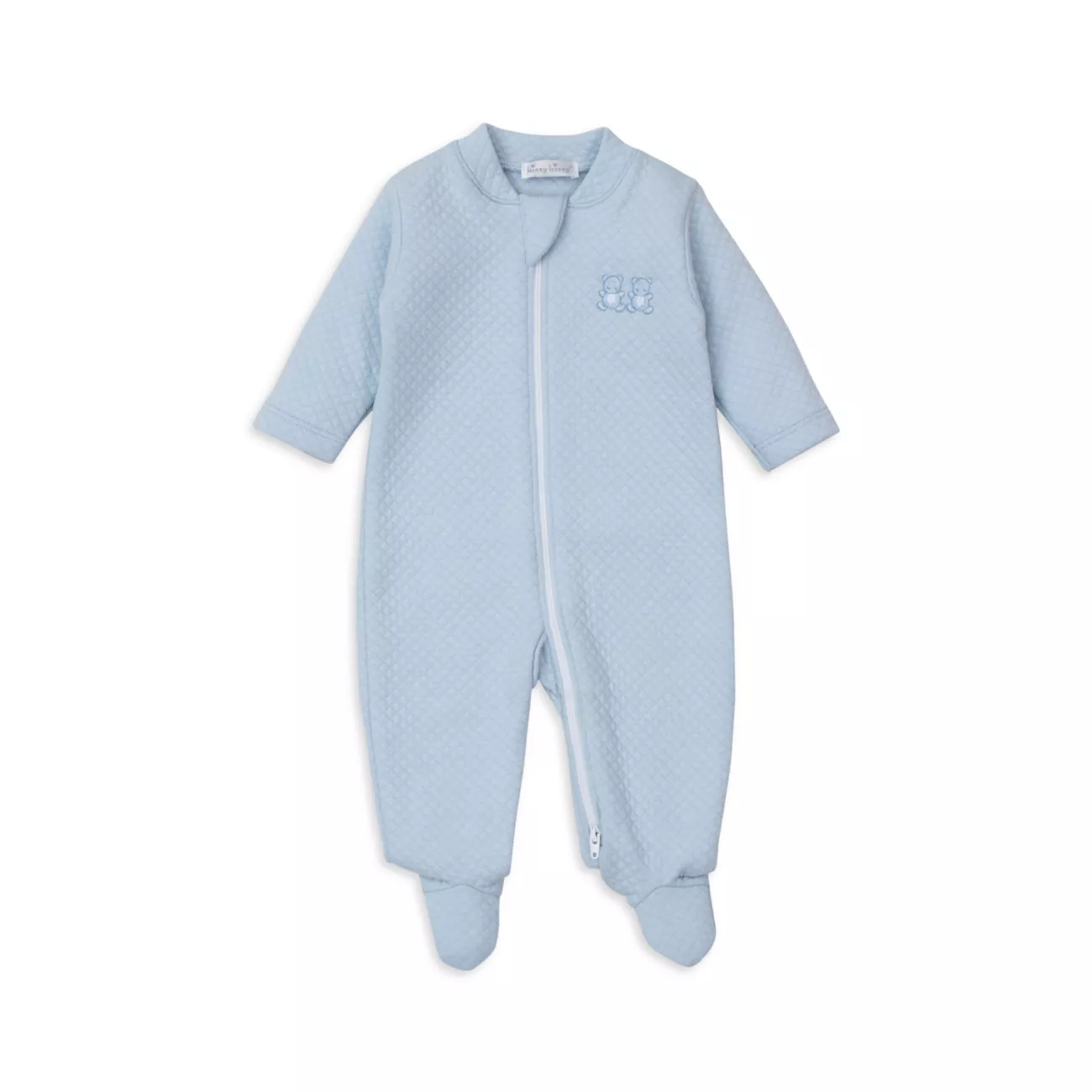 Baby's Jacquard Zip Footie Kissy Kissy