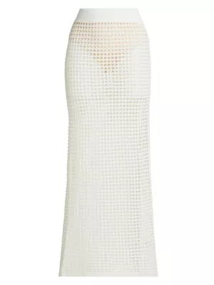 Brianna Open-Knit Maxi Skirt Nonchalant Label