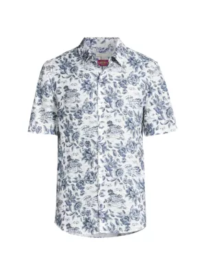 Jack Air Floral Linen-Blend Shirt Onia