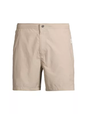 Calder 6E Cotton-Blend Swim Shorts Onia
