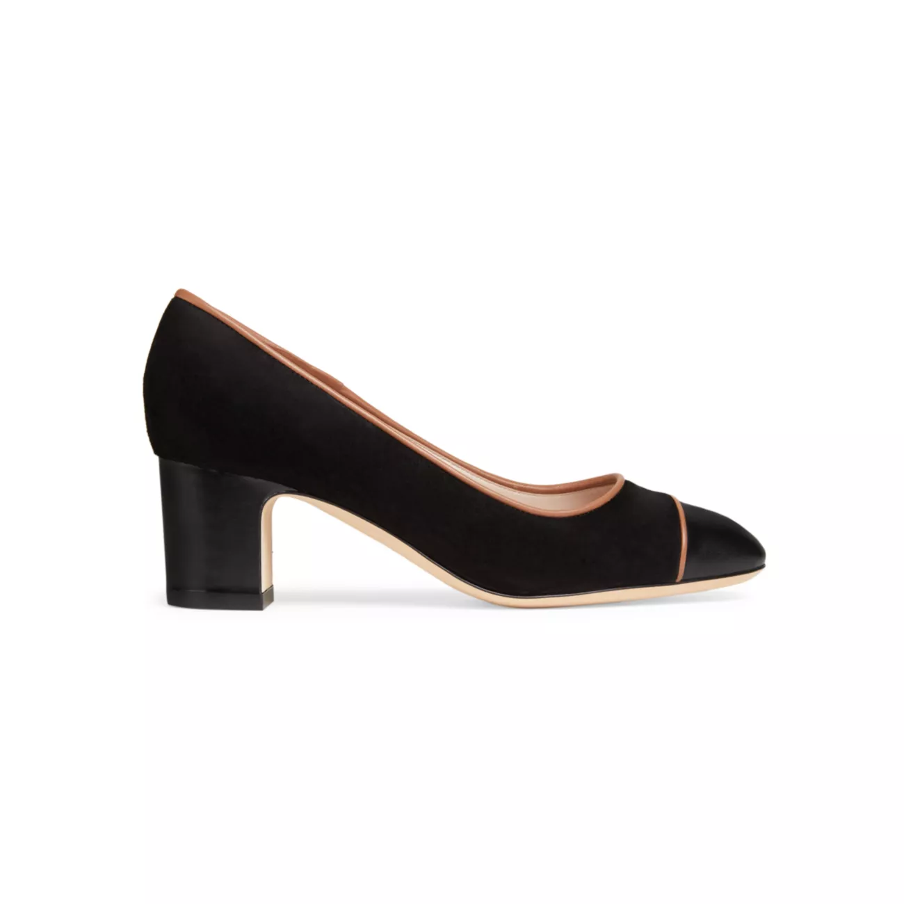 55MM Suede-Leather Ballet Pumps Pollini