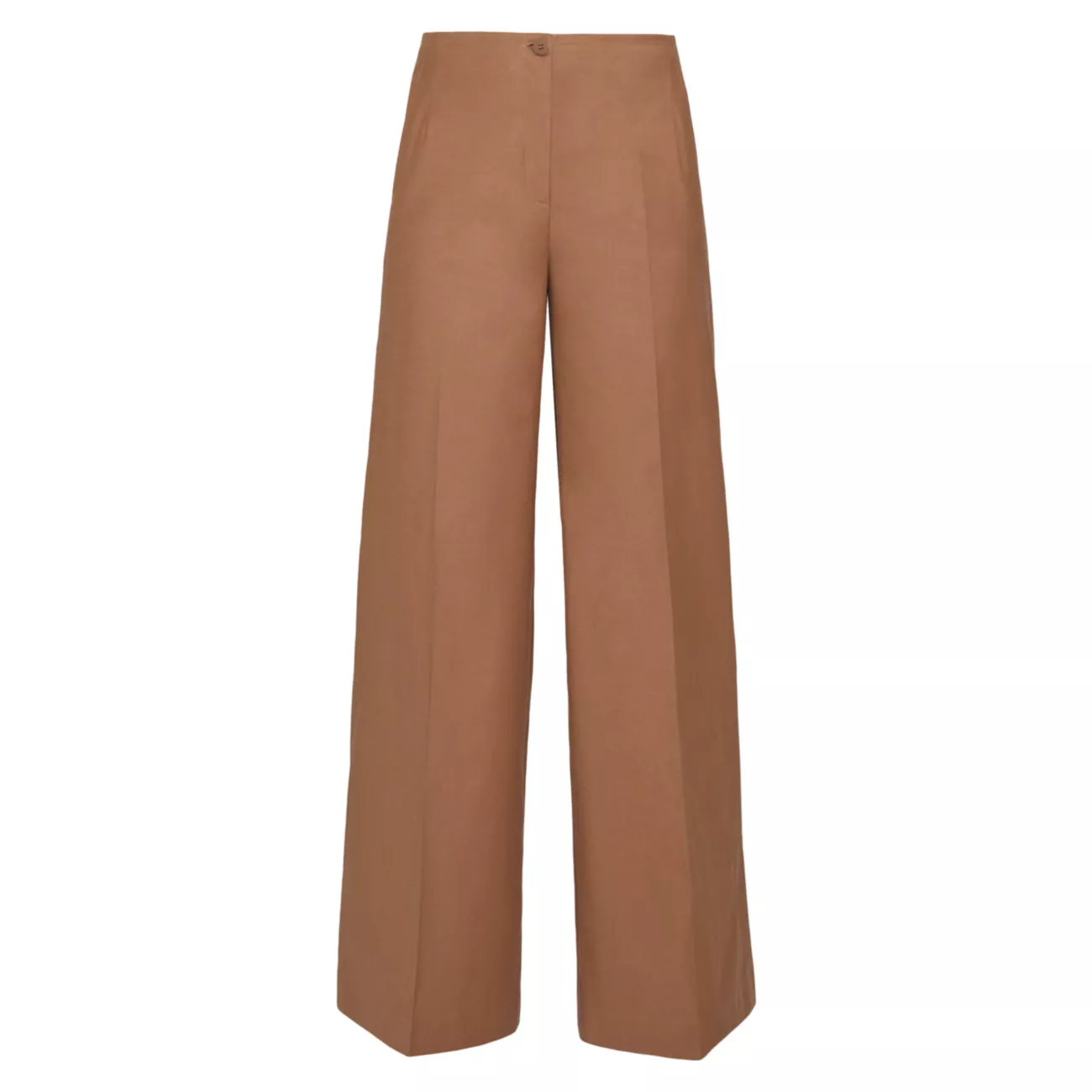 Stretch Cotton-Blend Wide-Leg Pants Santorelli