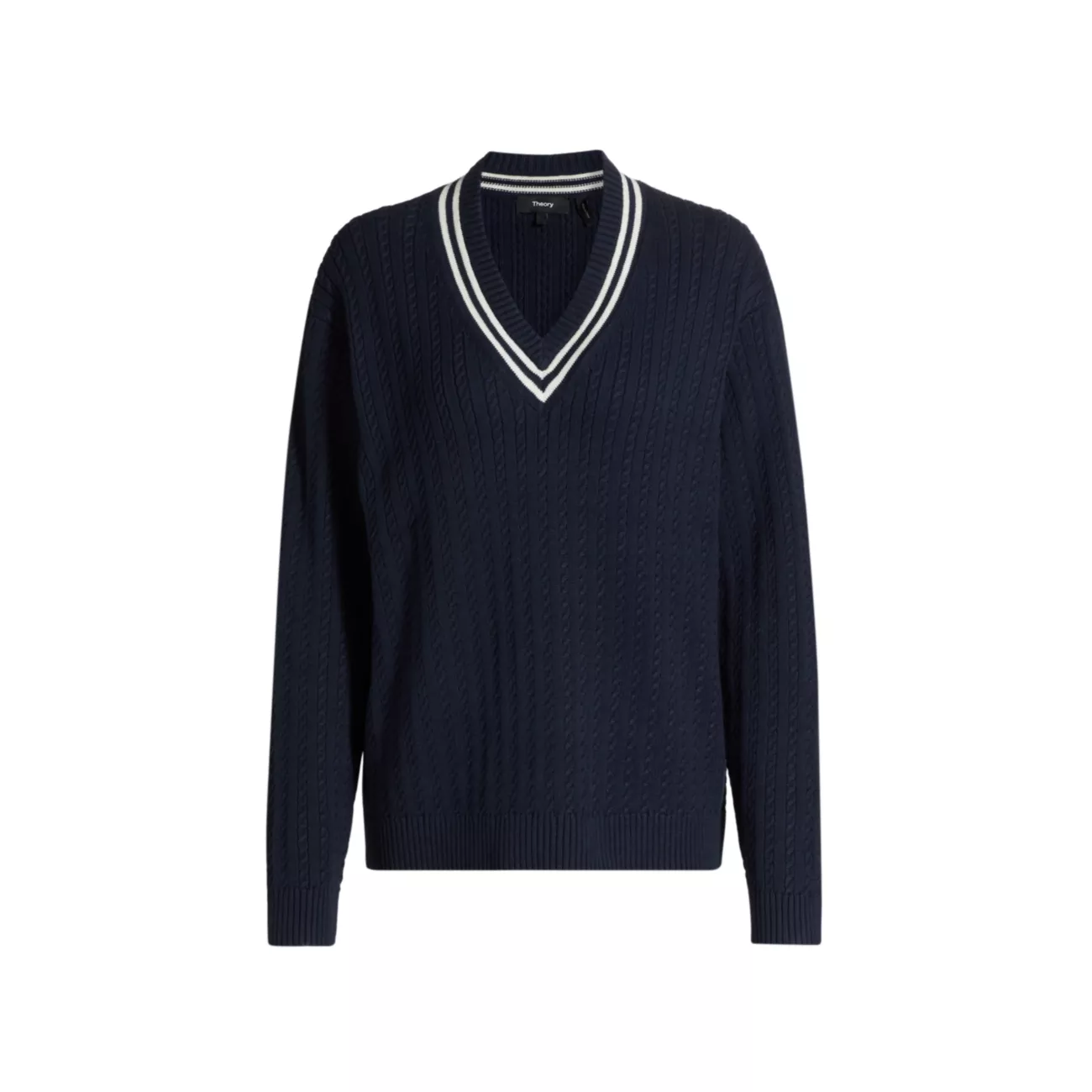 Tennis Cotton-Cashmere Sweater Theory