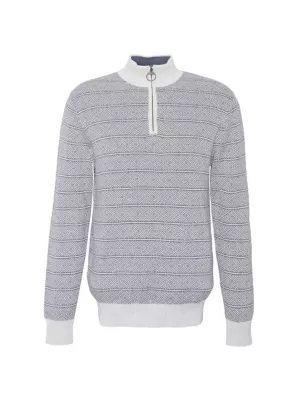 Mitford Cotton Half-Zip Sweater Barbour