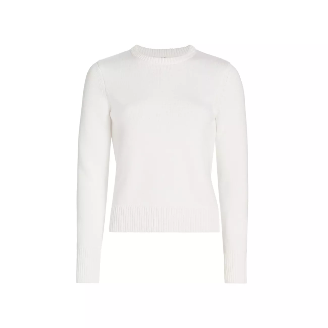 Cotton-Blend Crewneck Sweater CO