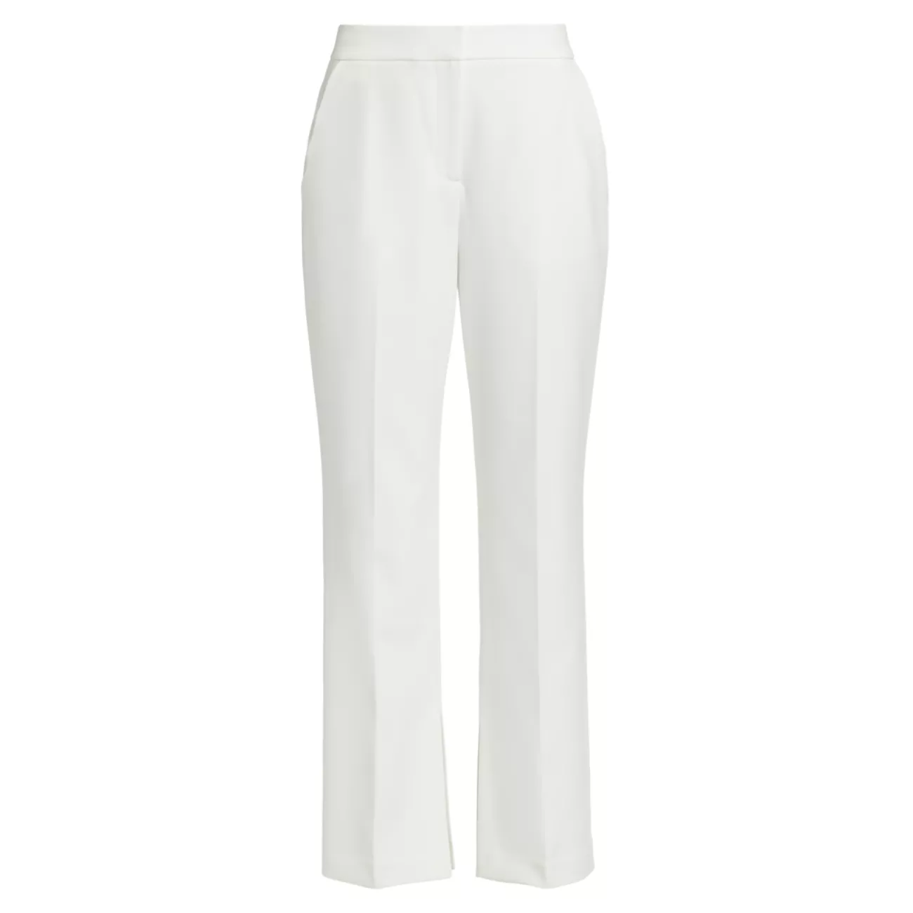 Daniela Scallop-Pocket Straight-Leg Pants Elie Tahari