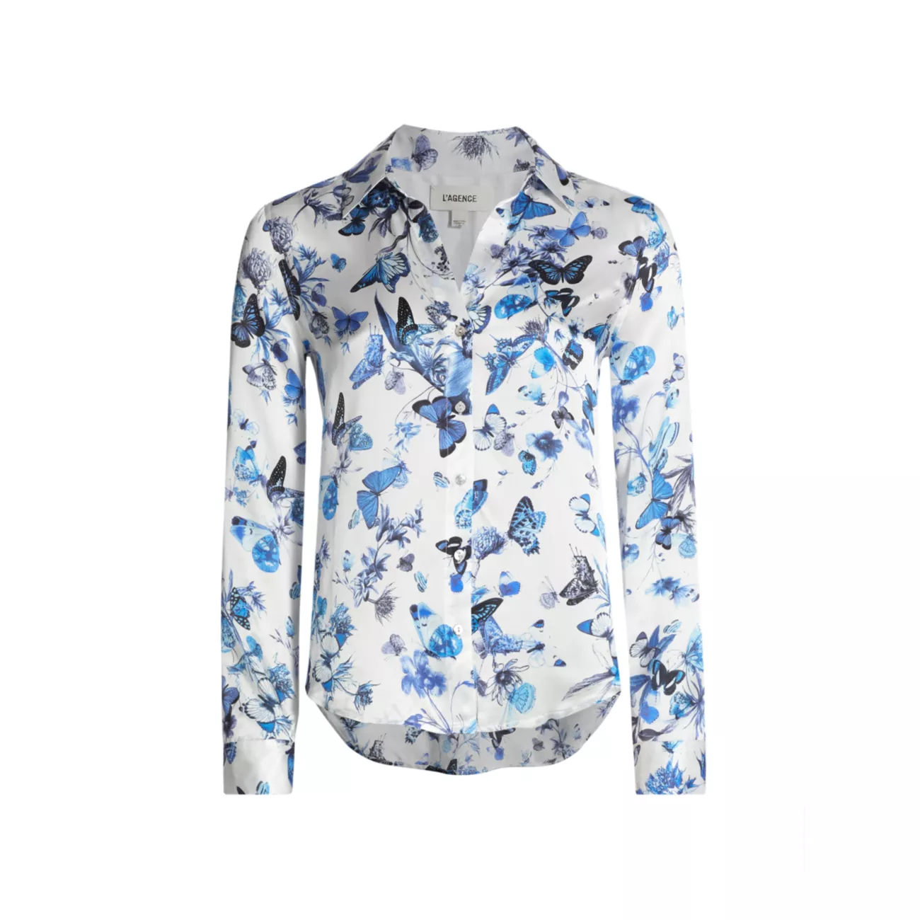 Tyler Butterfly Silk Blouse L'AGENCE