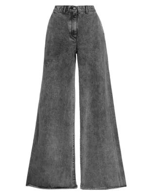High-Rise Wide-Leg Jeans Rosetta Getty
